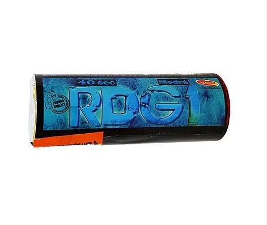Grenadă de fum manuală albastră