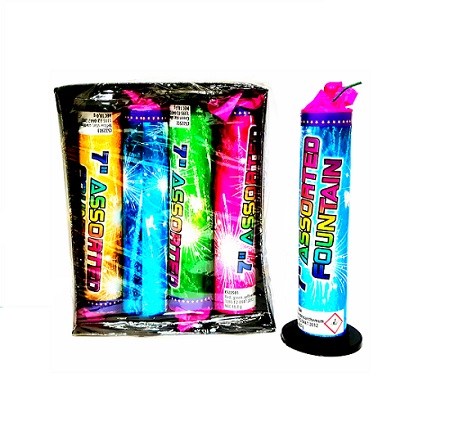 7" Assorted Fountain 4 buc