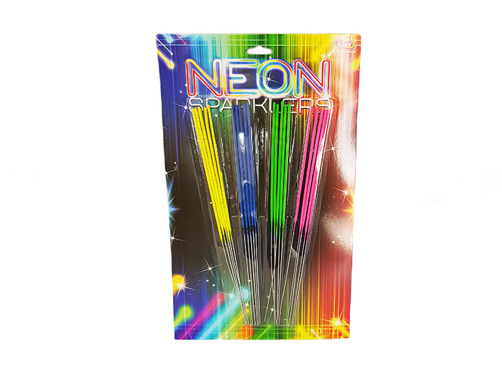 Artificii de brad neon 28cm 20buc