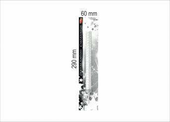 Fântână arteziană de tort 20 cm 1buc - argint