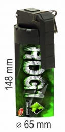Grenadă de mână cu fum verde cu detonator de părghie