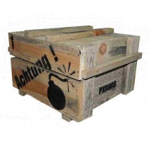 Achtung în cutie din lemn 100 de lovituri / 30mm