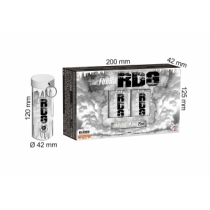 Torță fumigenă turbo cu siguranță de rupere albă