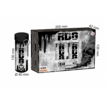 Torță fumigenă cu siguranță de rupere neagră
