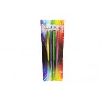 Artificii neon de brad neon 40cm 8buc