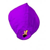 Lampionul fericirii  zburător - violet 10buc